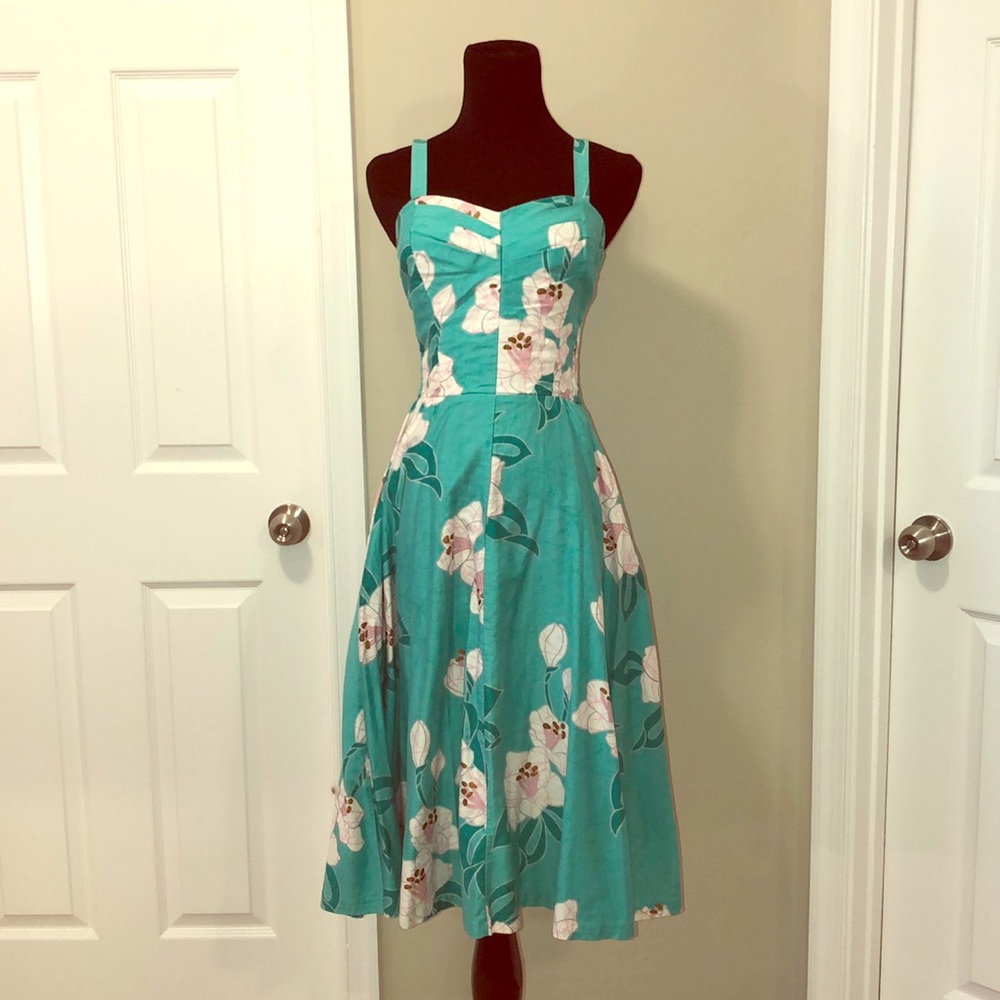 Sun Fashions Hawaii Vintage Style Tropical Dress